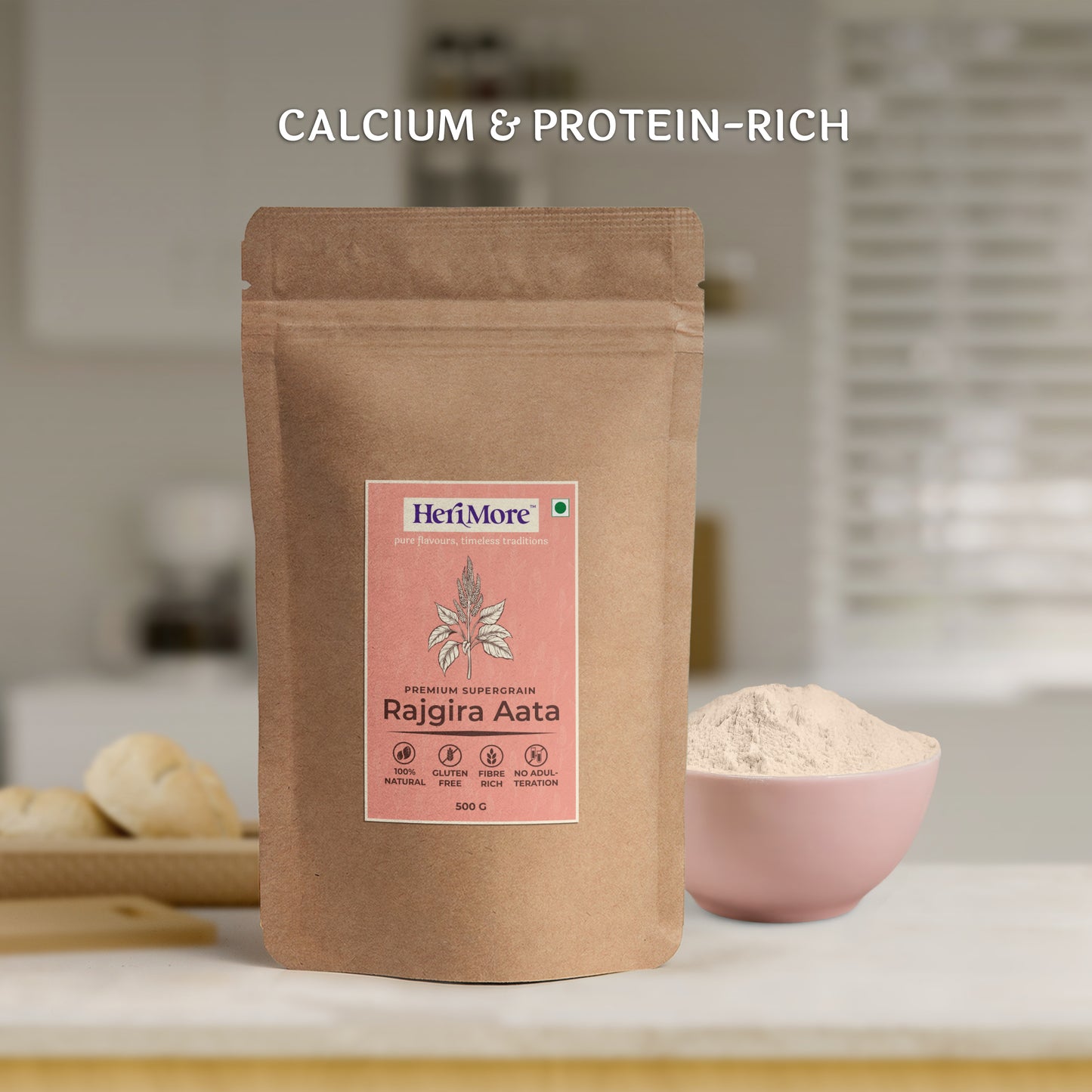 Premium Rajgira Atta (Amaranth Flour) | Calcium, Protein-Rich, Gluten-Free Flour