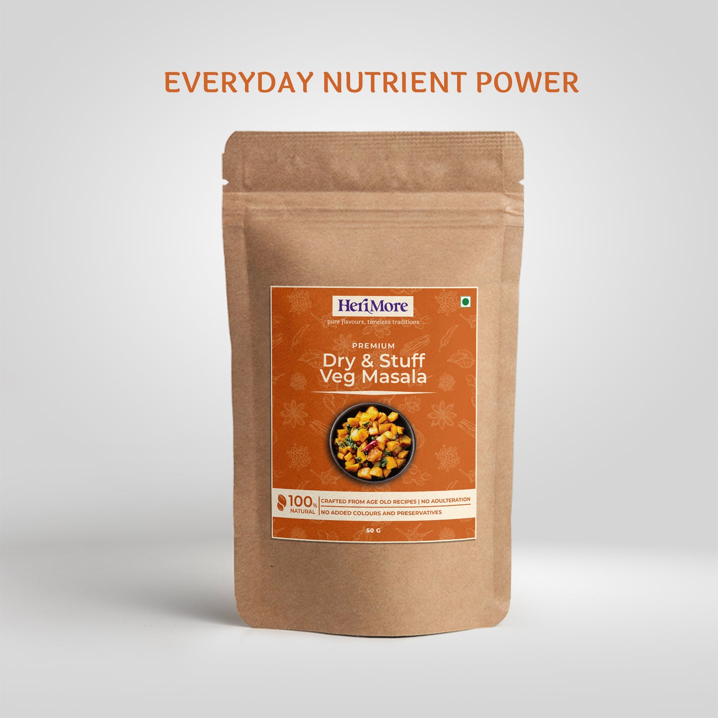 Premium Dry & Stuff Veg Masala | 50 G | Everyday Nutrient Power