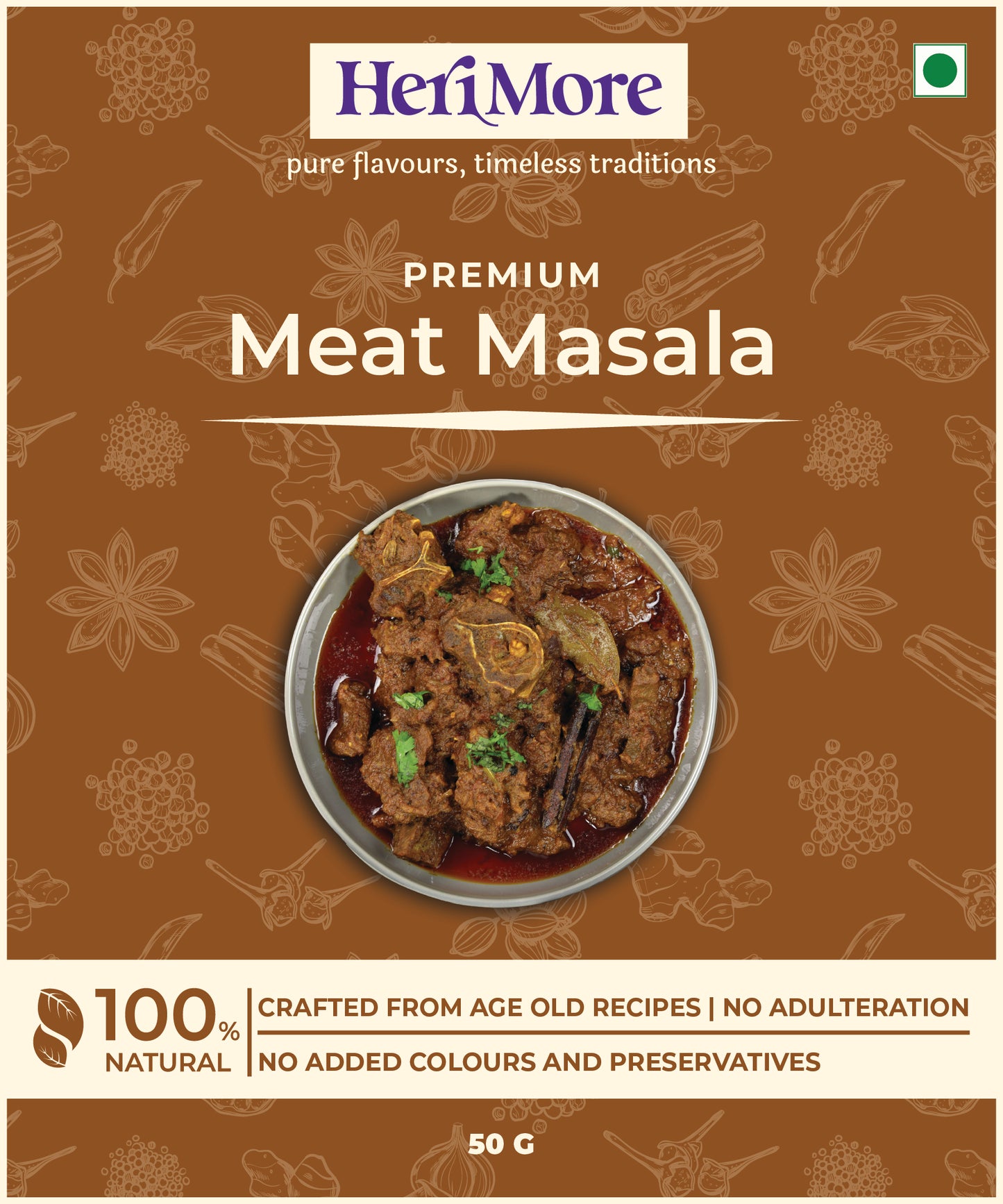 Premium Meat Masala | 50 G | Heartiness & Nutrient Boost